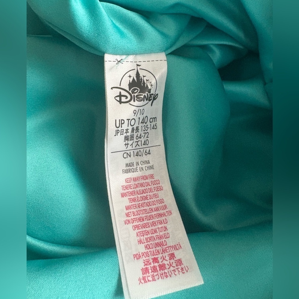Disney Ariel Sequence Party Dress Size 9/10 VGUC - Picture 7 of 10